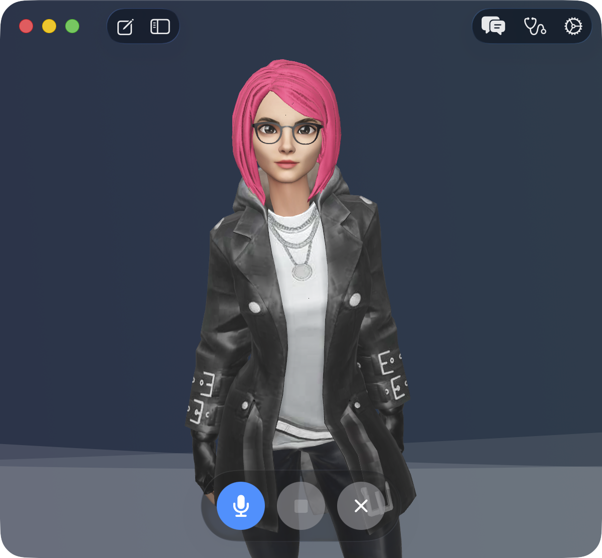 Valdis screenshot in dark mode